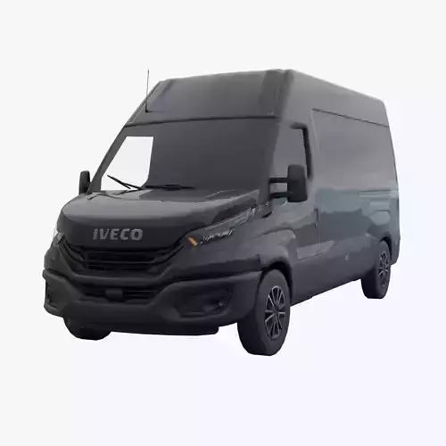 Iveco Daily 2022 Low-poly 3D model