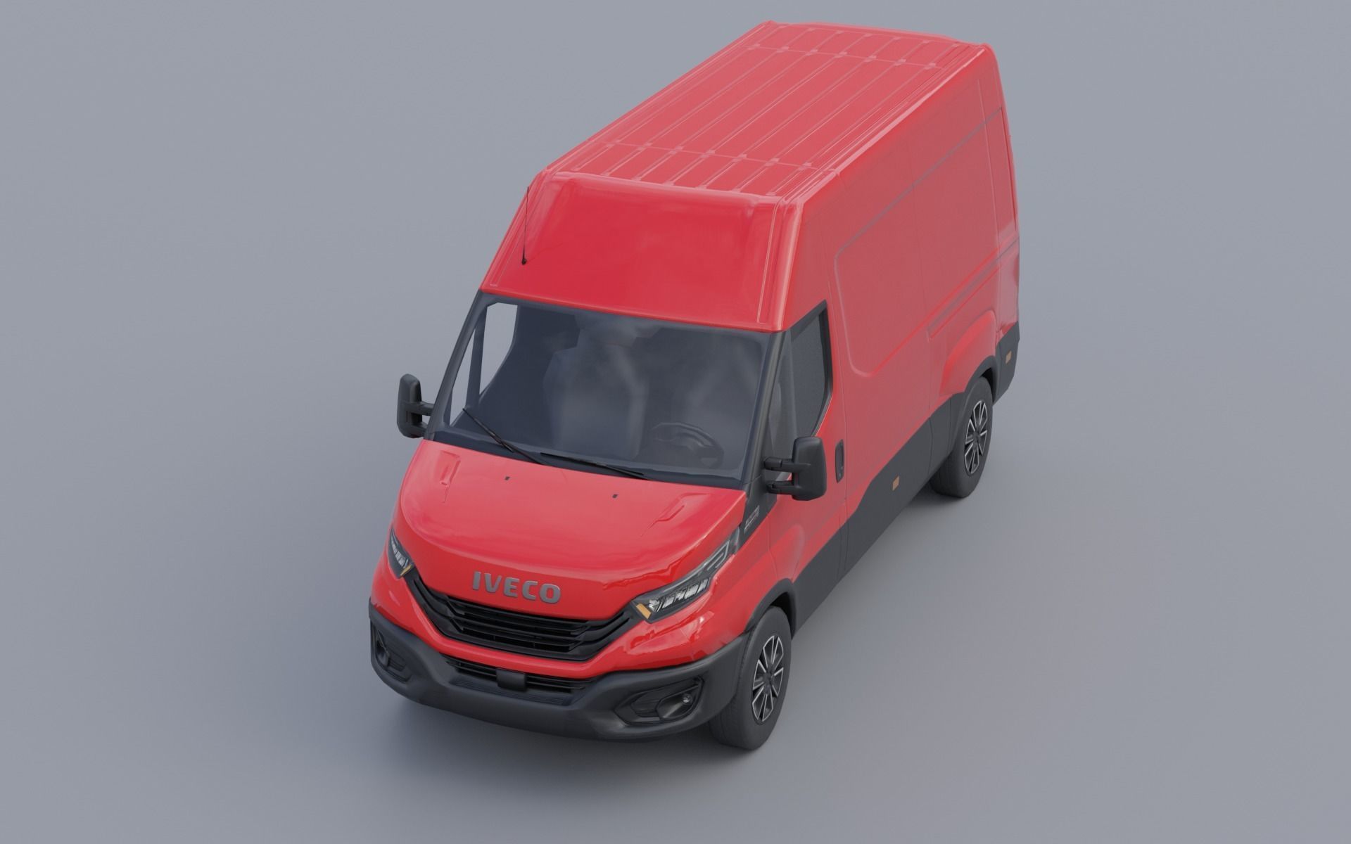 Iveco Daily 2022 Low-poly 3D model_5