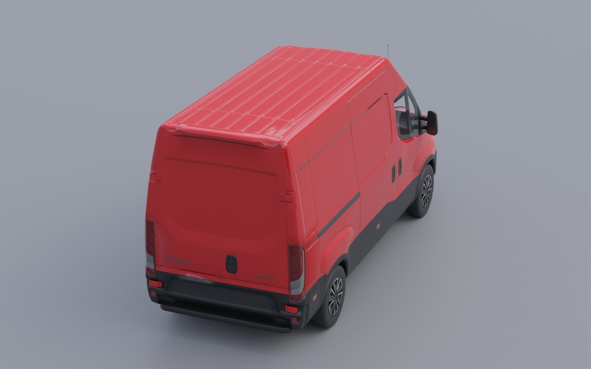 Iveco Daily 2022 Low-poly 3D model_6