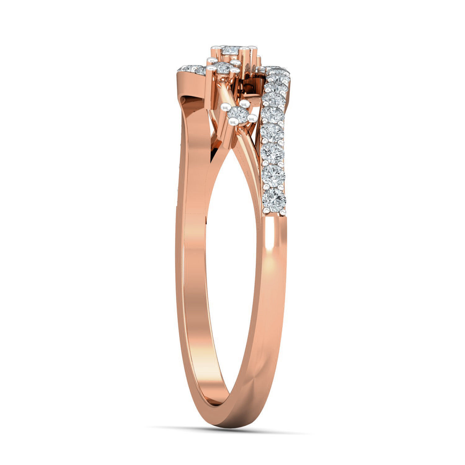 Women diamond ring 3dm stl render detail 3D print model_2