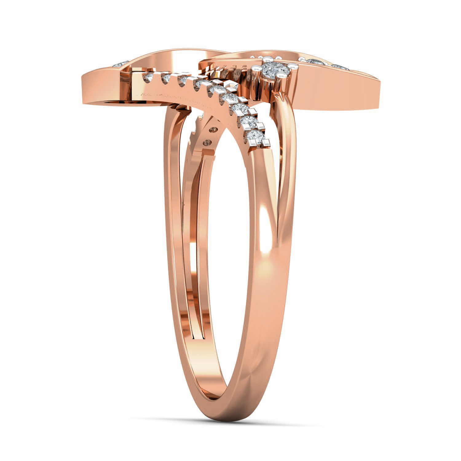 Women diamond ring 3dm stl render detail 3D print model_2