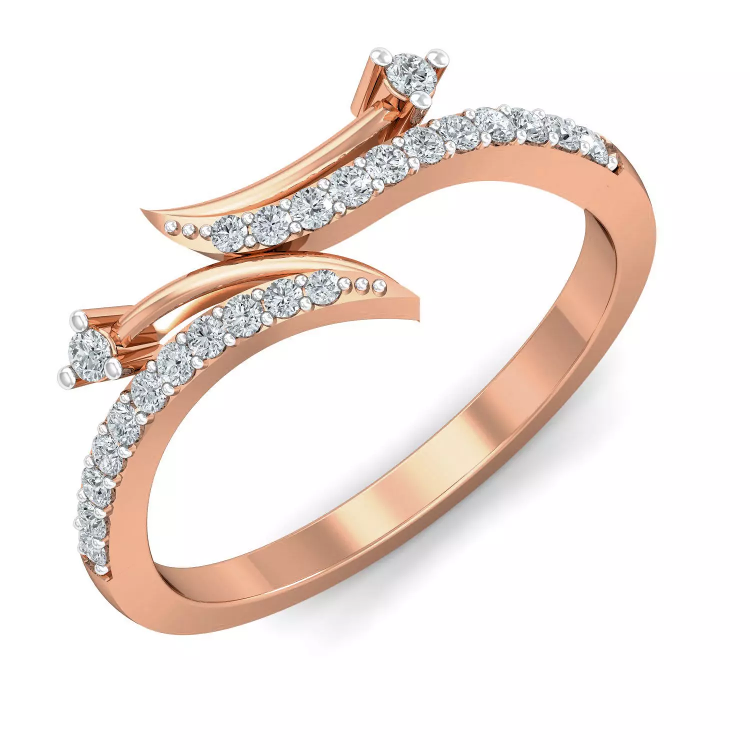 Women diamond ring 3dm stl render detail 3D print model_0