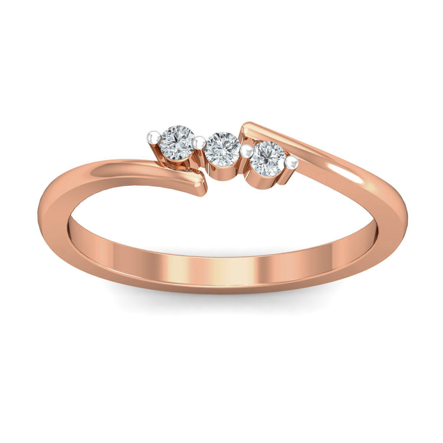 Women diamond ring 3dm stl render detail 3D print model_1
