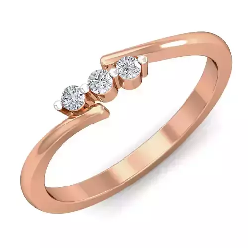 Women diamond ring 3dm stl render detail