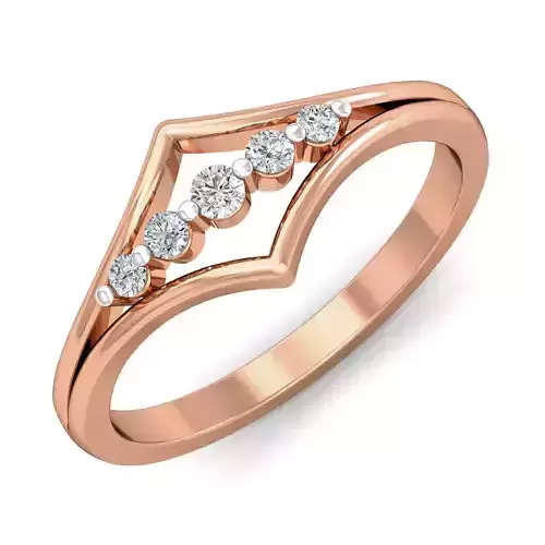 Women diamond ring 3dm stl render detail