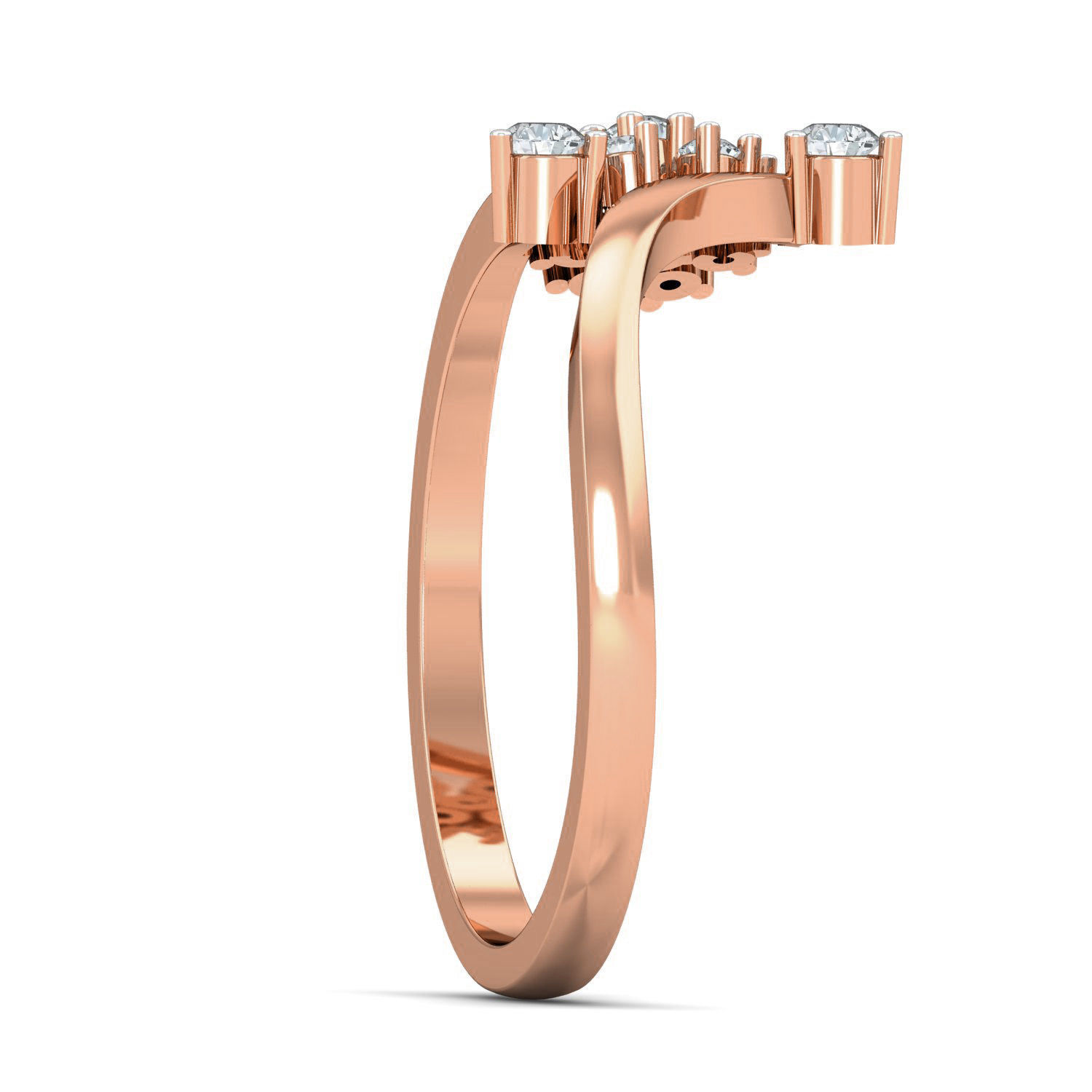 Women diamond ring 3dm stl render detail 3D print model_2