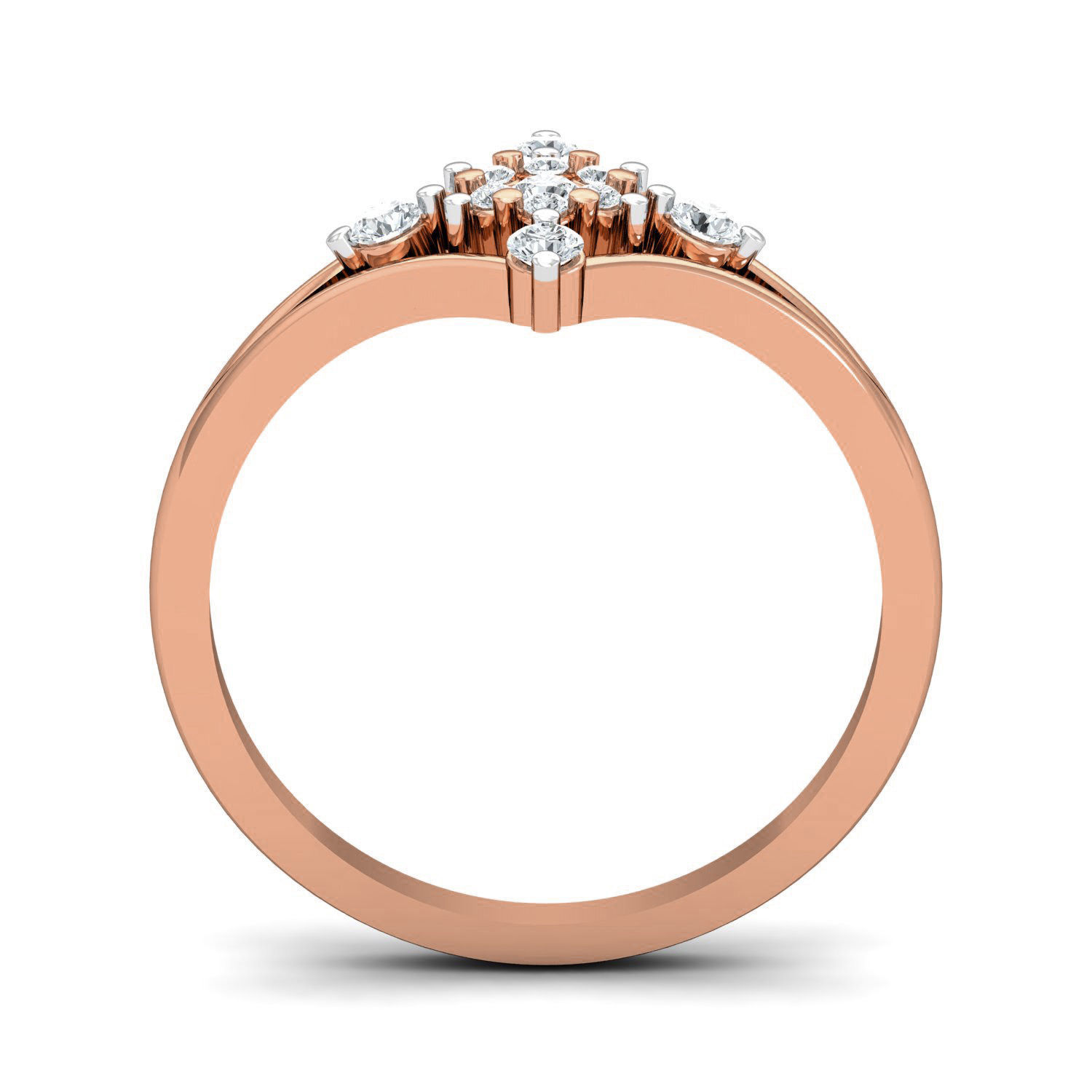 Women diamond ring 3dm stl render detail 3D print model_2