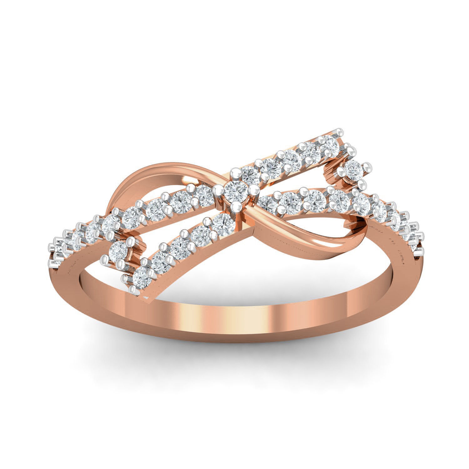 Women diamond ring 3dm stl render detail 3D print model_1