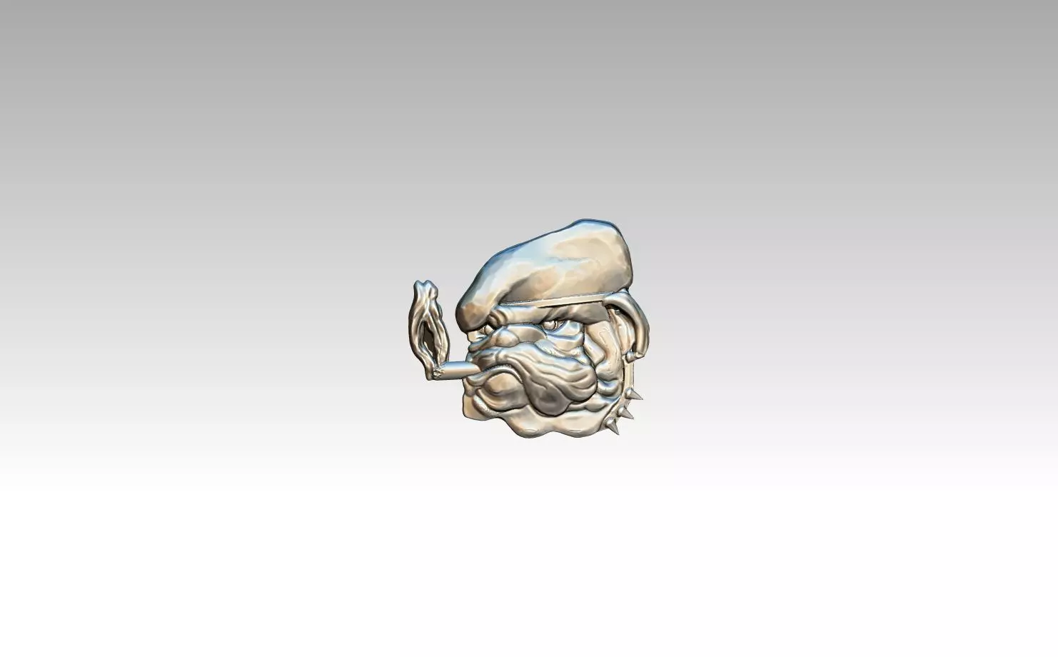 boxer relief boss 3D print model_0