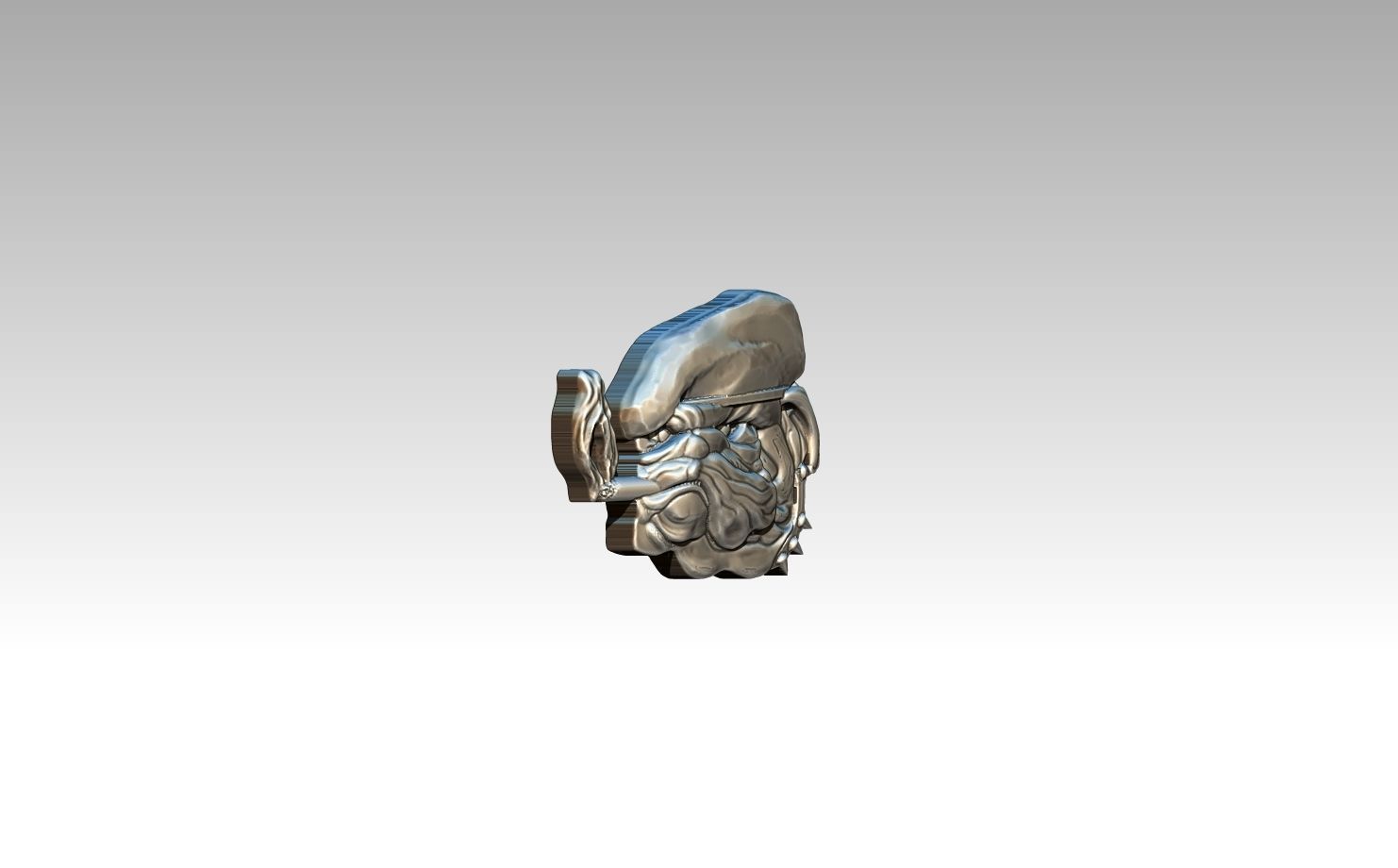 boxer relief boss 3D print model_2
