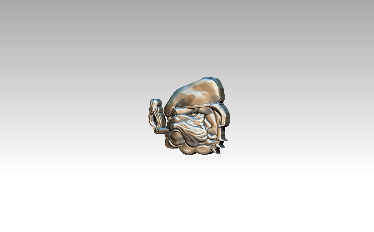 boxer relief boss 3D print model_1