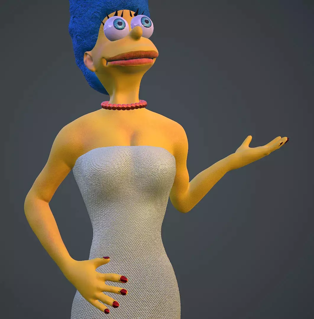 MARGE SIMPONS 3D print model_0