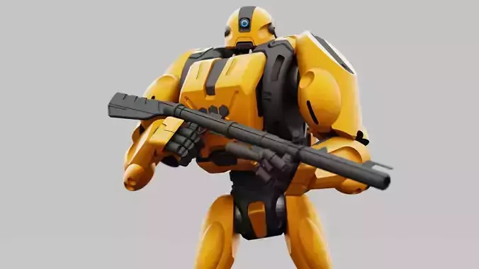 BATTLE DROID QORA RIGGED