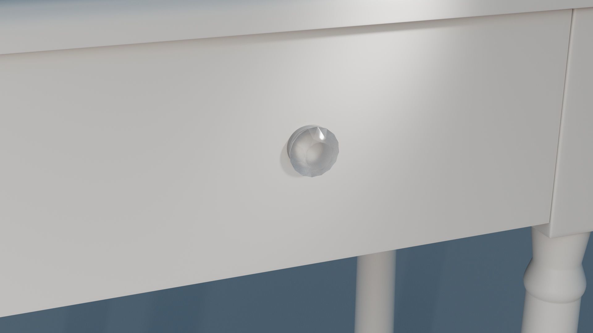 Nightstand with Jewel Handle 3D model_1