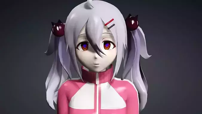 GAL GUN 2 Chiru 3d Character 