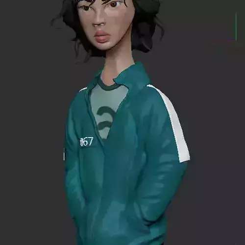 squid game KANG SAE-BYEOK 067 3D print model