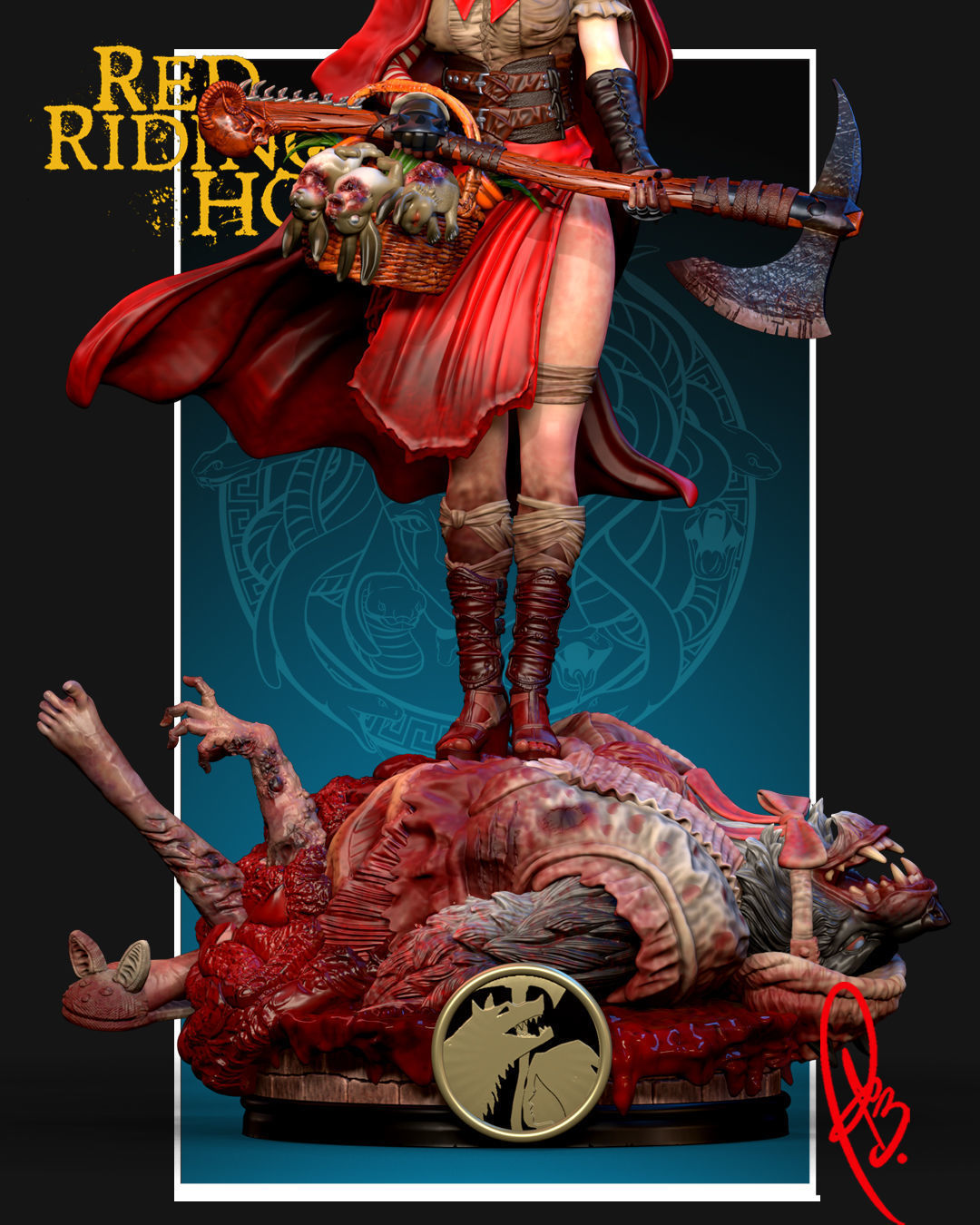 RED RIDING HOOD BY CREATIVE GEEK MB 3D print model_10