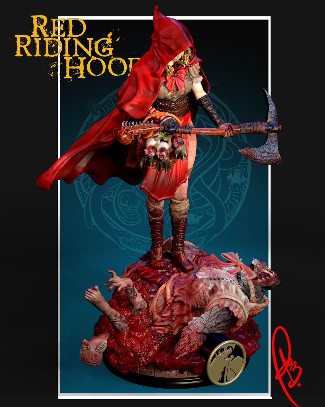 RED RIDING HOOD BY CREATIVE GEEK MB 3D print model_12