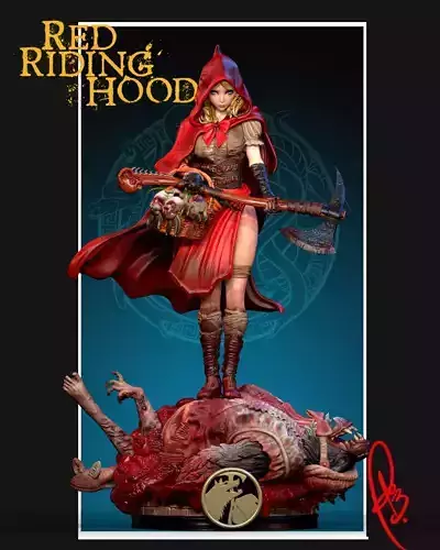 RED RIDING HOOD BY CREATIVE GEEK MB 3D print model