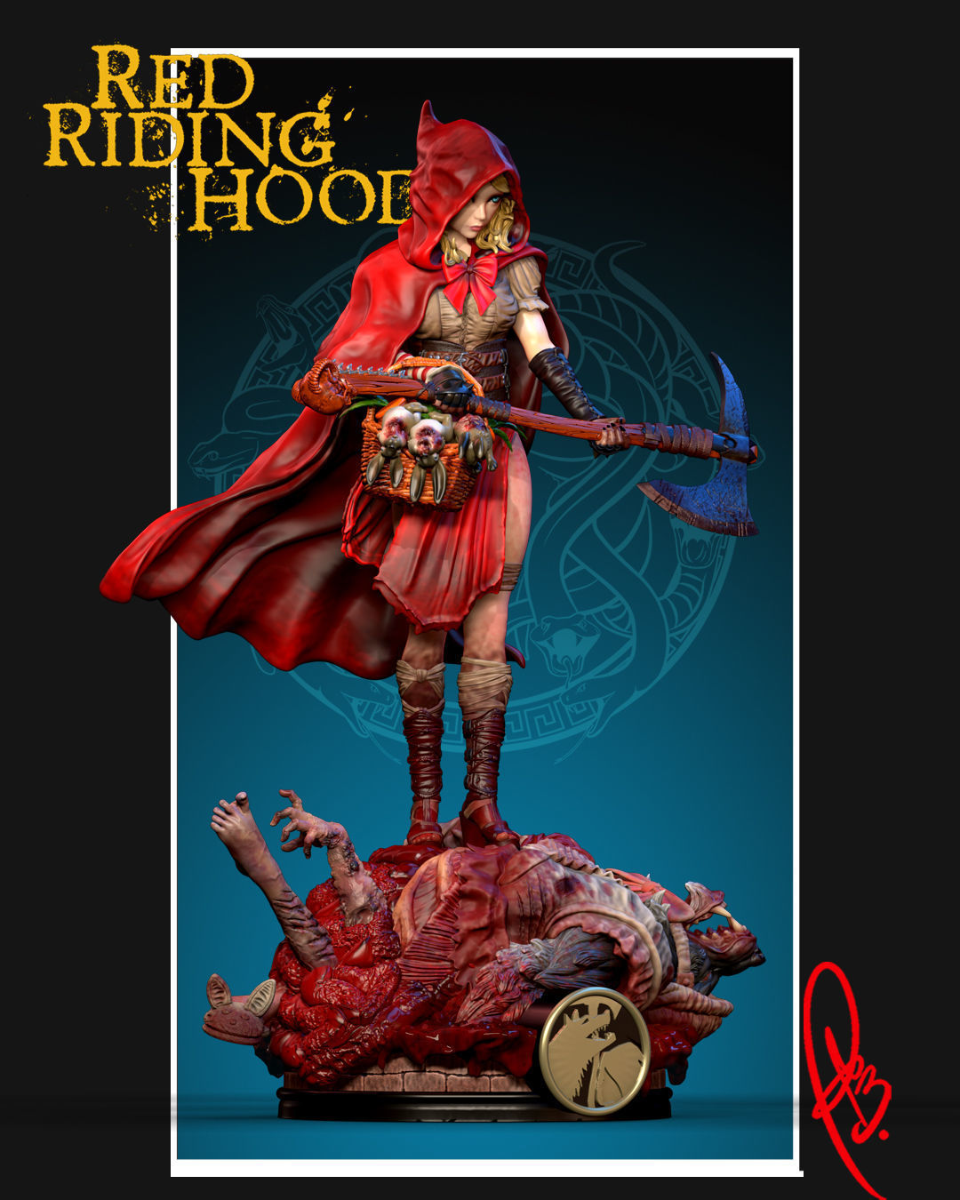 RED RIDING HOOD BY CREATIVE GEEK MB 3D print model_7