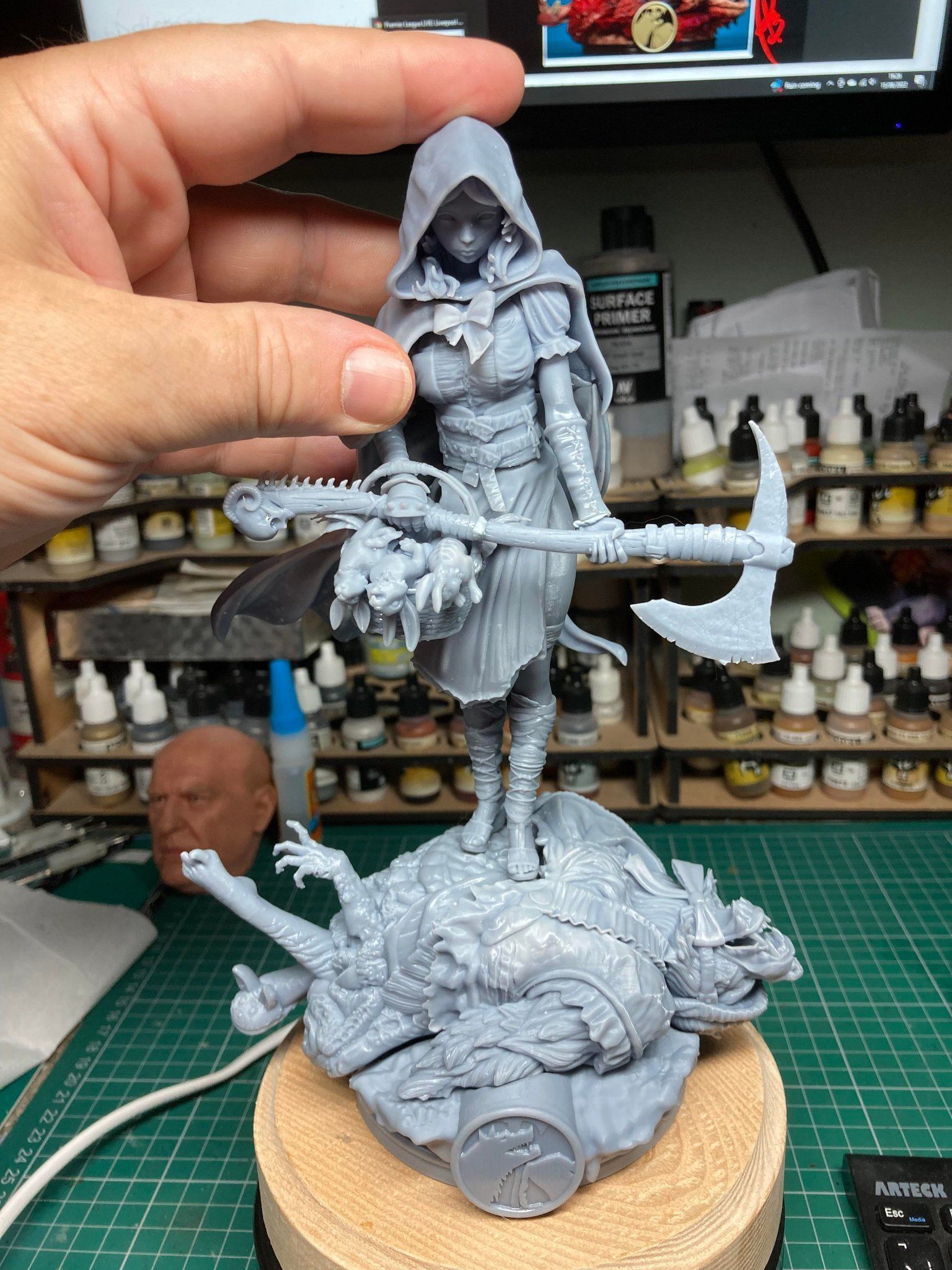 RED RIDING HOOD BY CREATIVE GEEK MB 3D print model_1