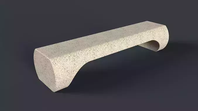 Modern Outdoor Bench 62 PBR Game Ready