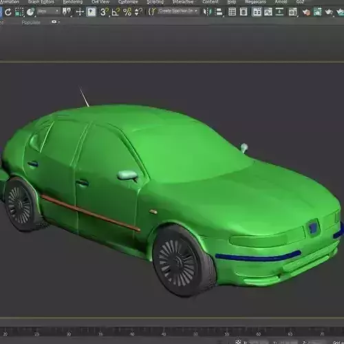 Seat Leon Fr Model year 2009 3D print model