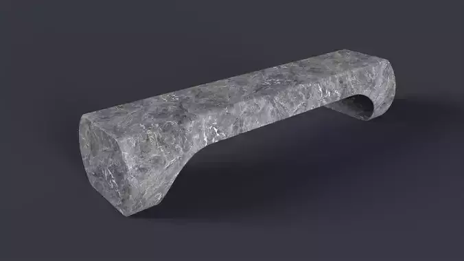 Modern Outdoor Bench 64 PBR Game Ready