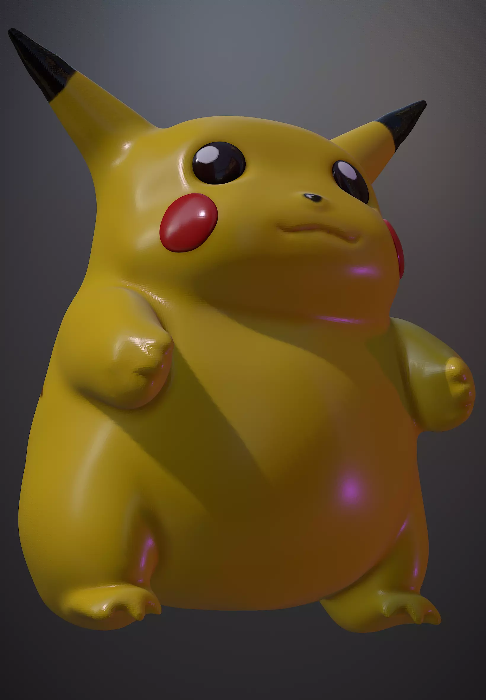Fat Pikachu 3D model_0