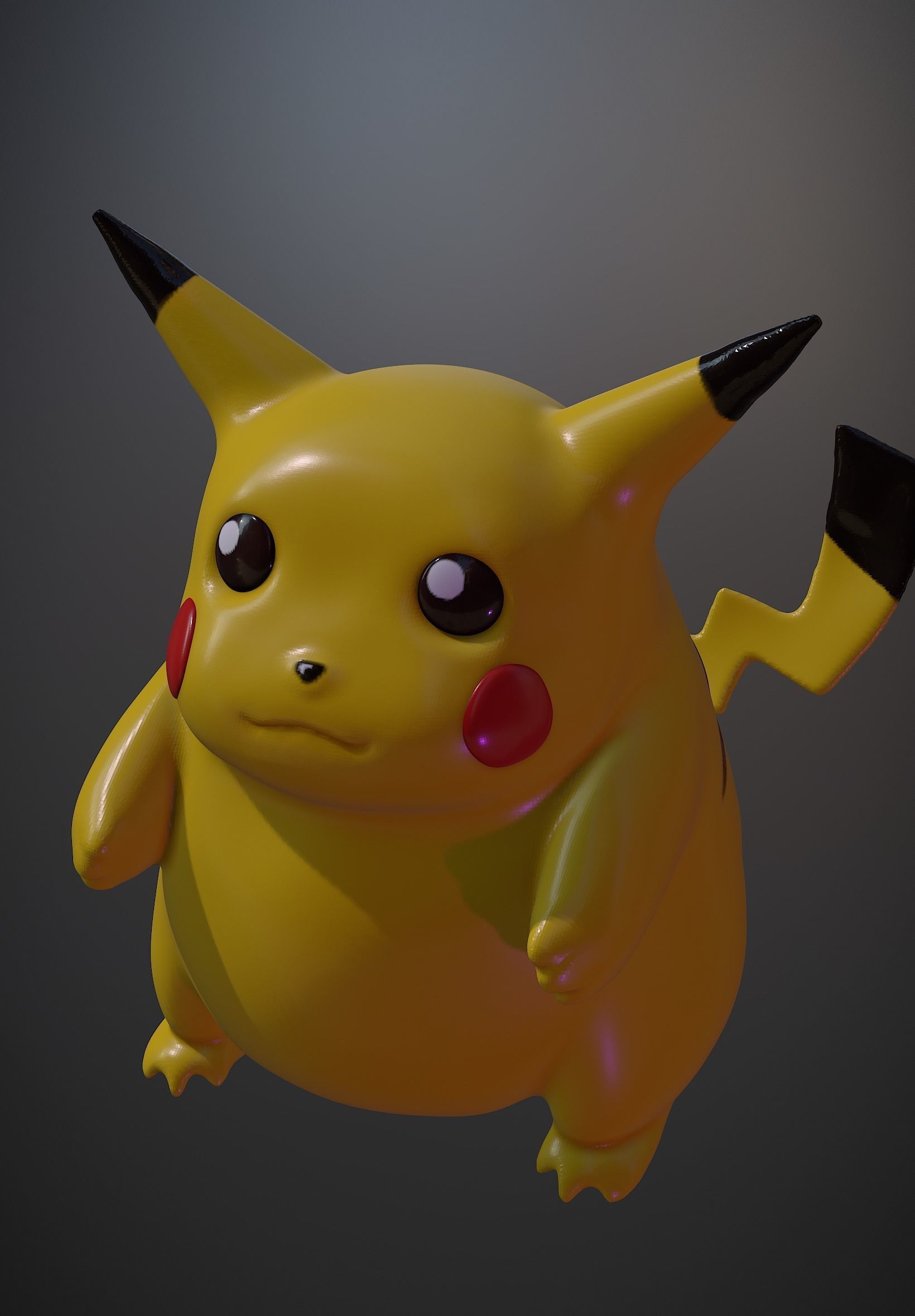 Fat Pikachu 3D model_2