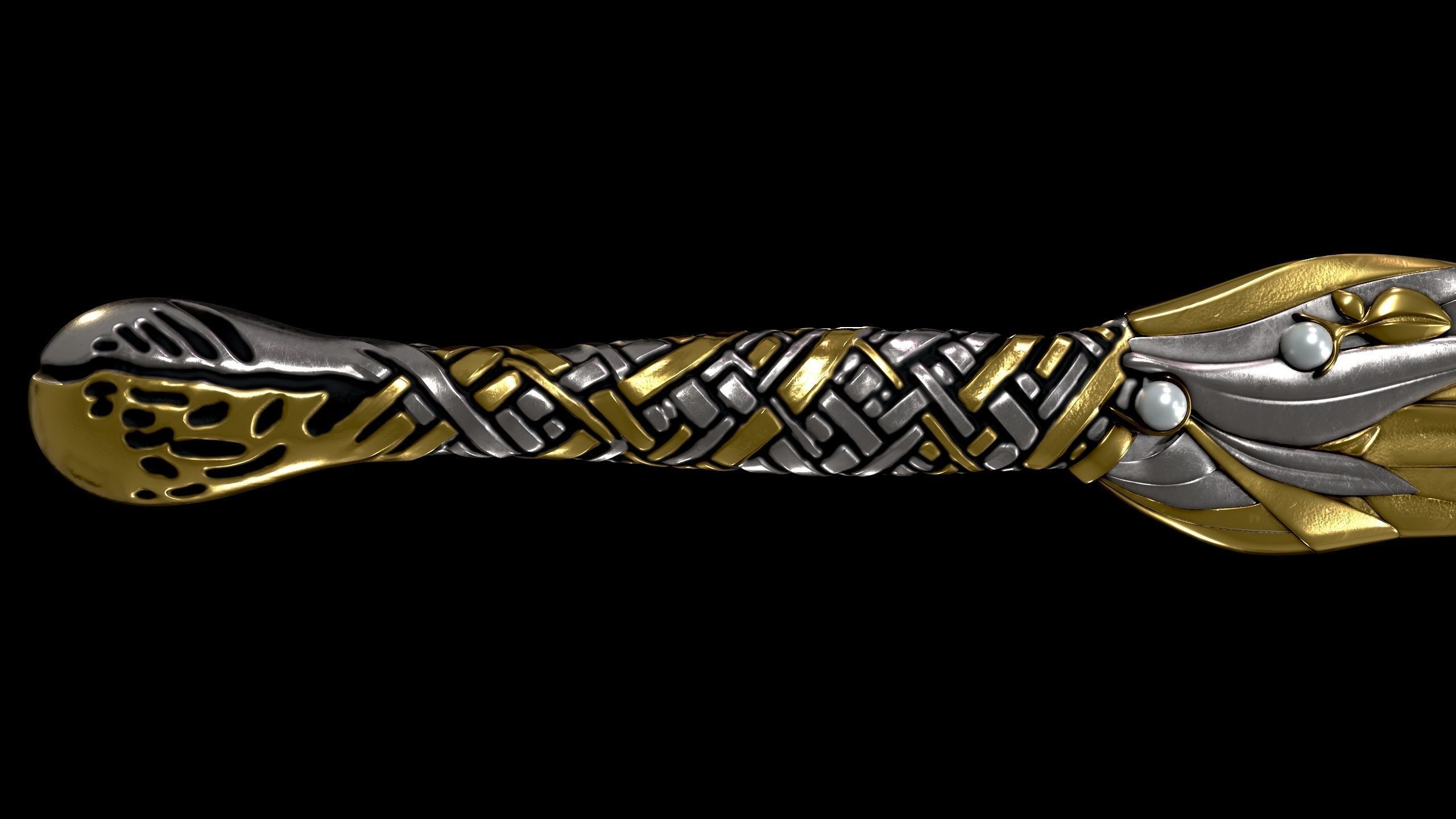 Galadriel Dagger - Rings of Power 3D model_6