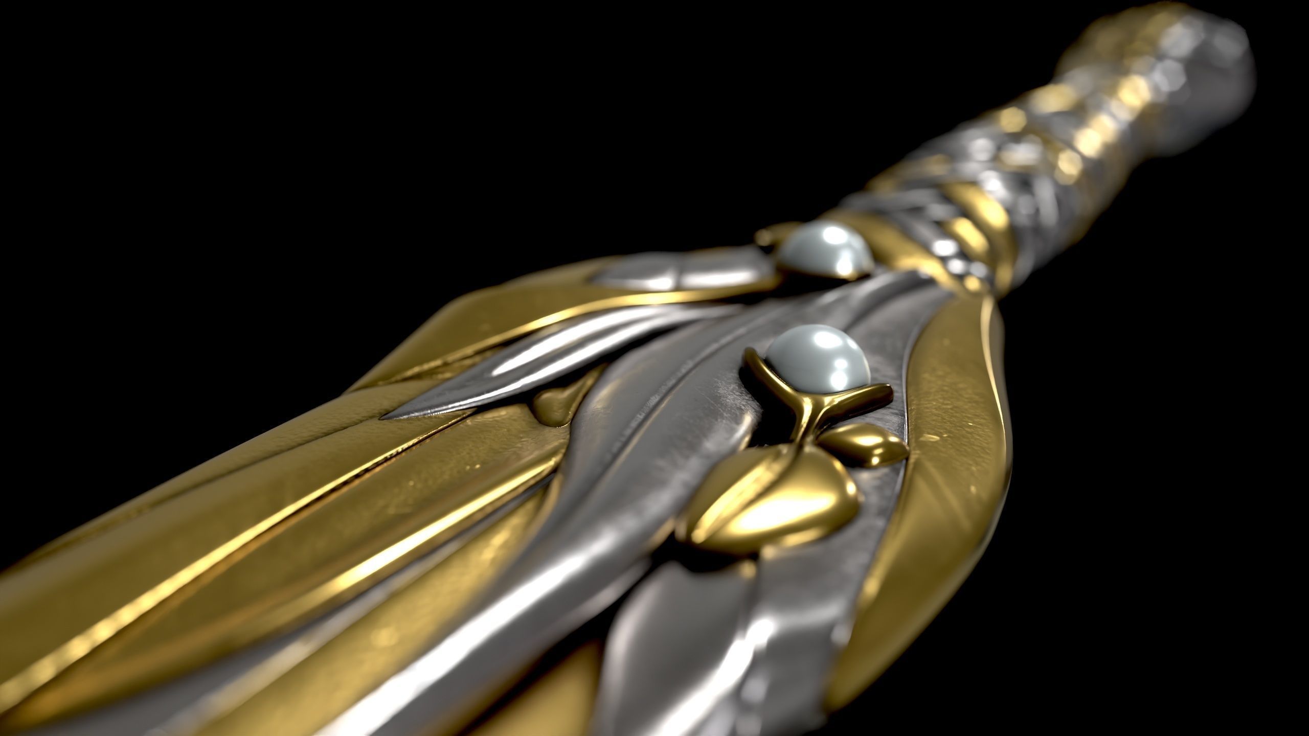 Galadriel Dagger - Rings of Power 3D model_10