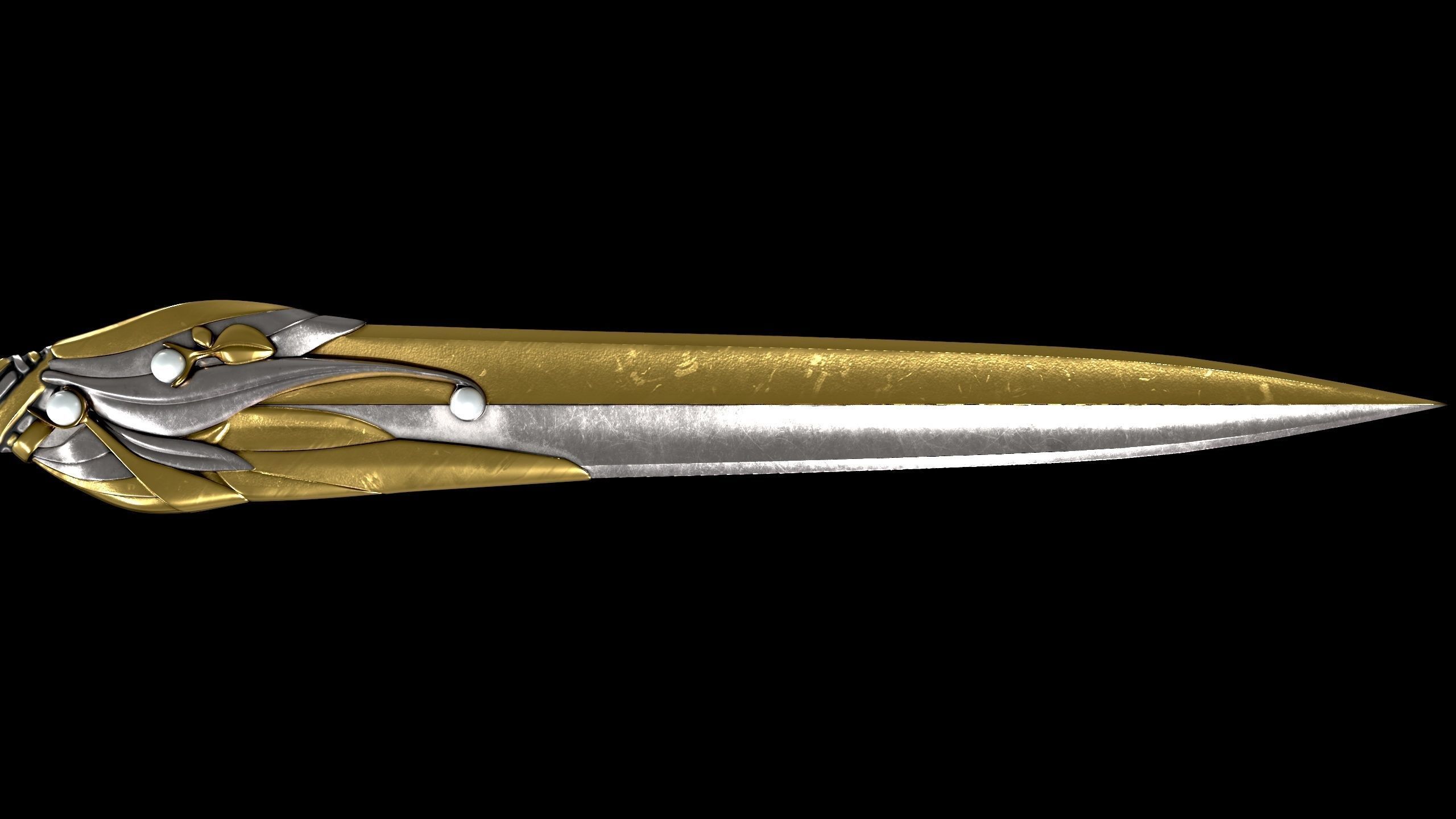 Galadriel Dagger - Rings of Power 3D model_7