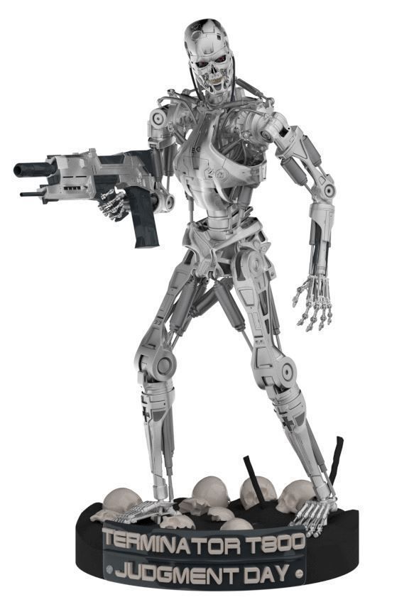Terminator T-800 Endoskeleton Rekvizit T2 3D print model_2