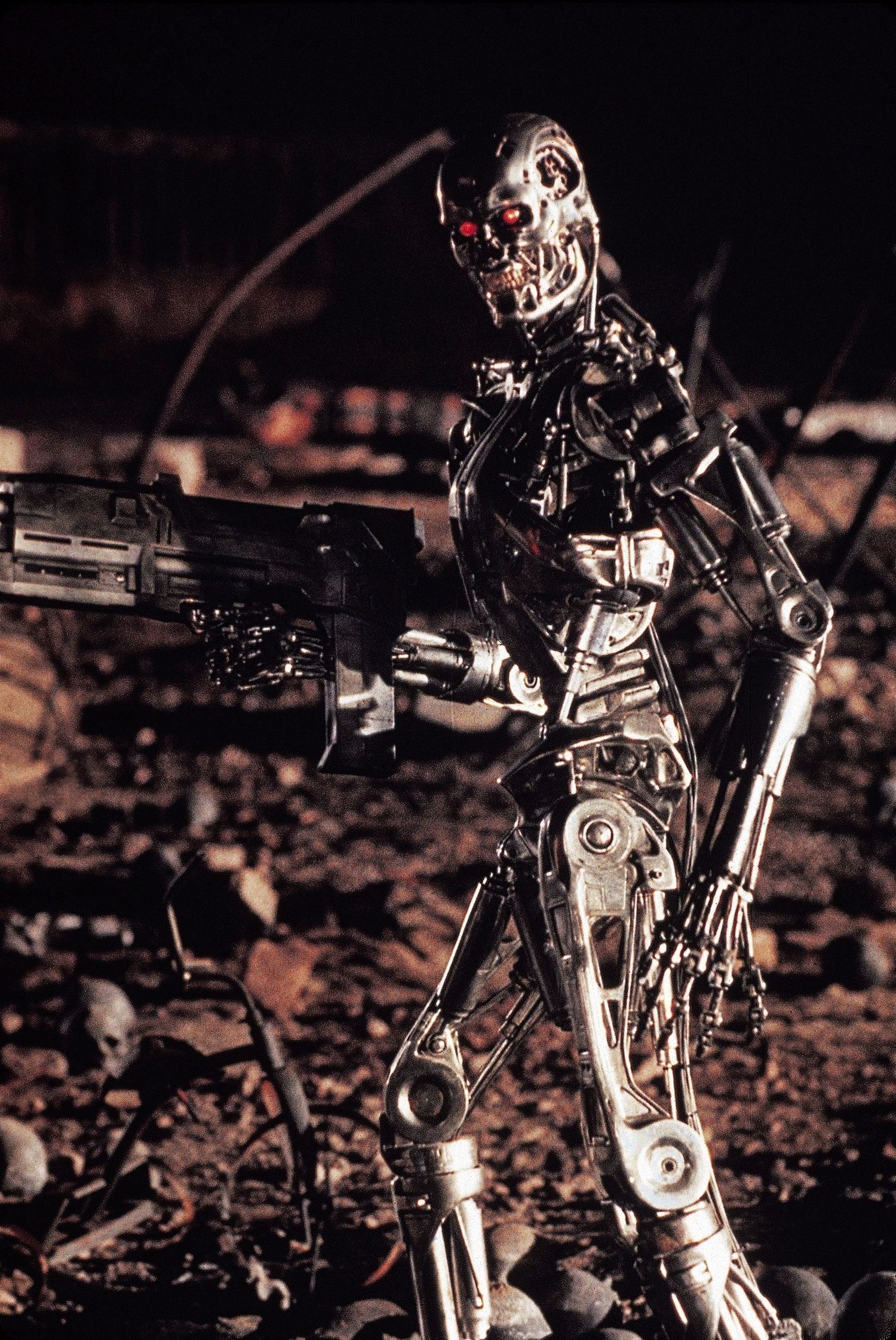 Terminator T-800 Endoskeleton Rekvizit T2 3D print model_8