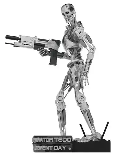 Terminator T-800 Endoskeleton Rekvizit T2 3D print model