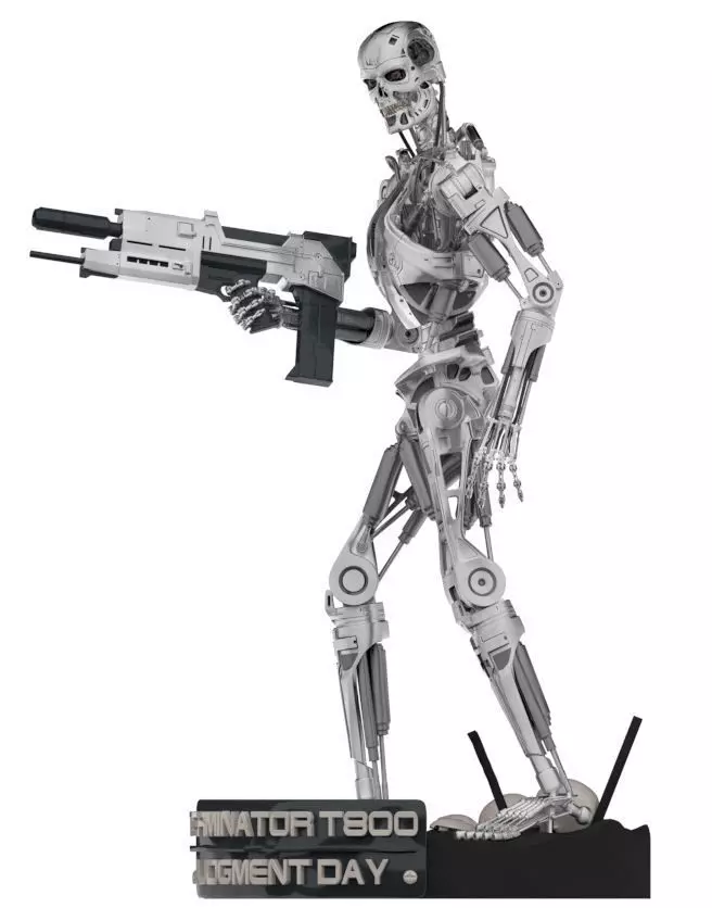Terminator T-800 Endoskeleton Rekvizit T2 3D print model_0