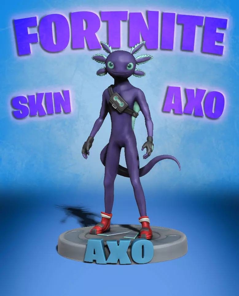 FORTNITE AXO SKIN 3D print model_0