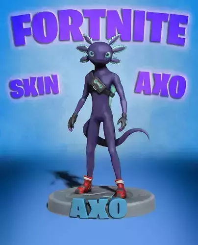 FORTNITE AXO SKIN 3D print model