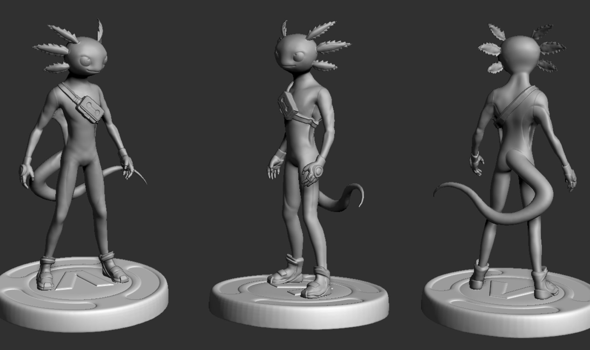 FORTNITE AXO SKIN 3D print model_2