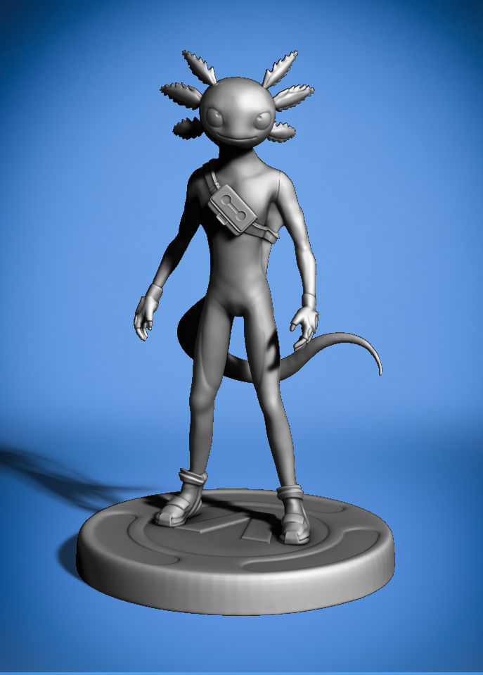 FORTNITE AXO SKIN 3D print model_3