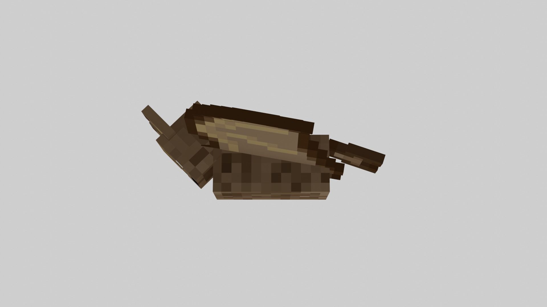Minecraft Bat Rigged Low-poly 3D model_26