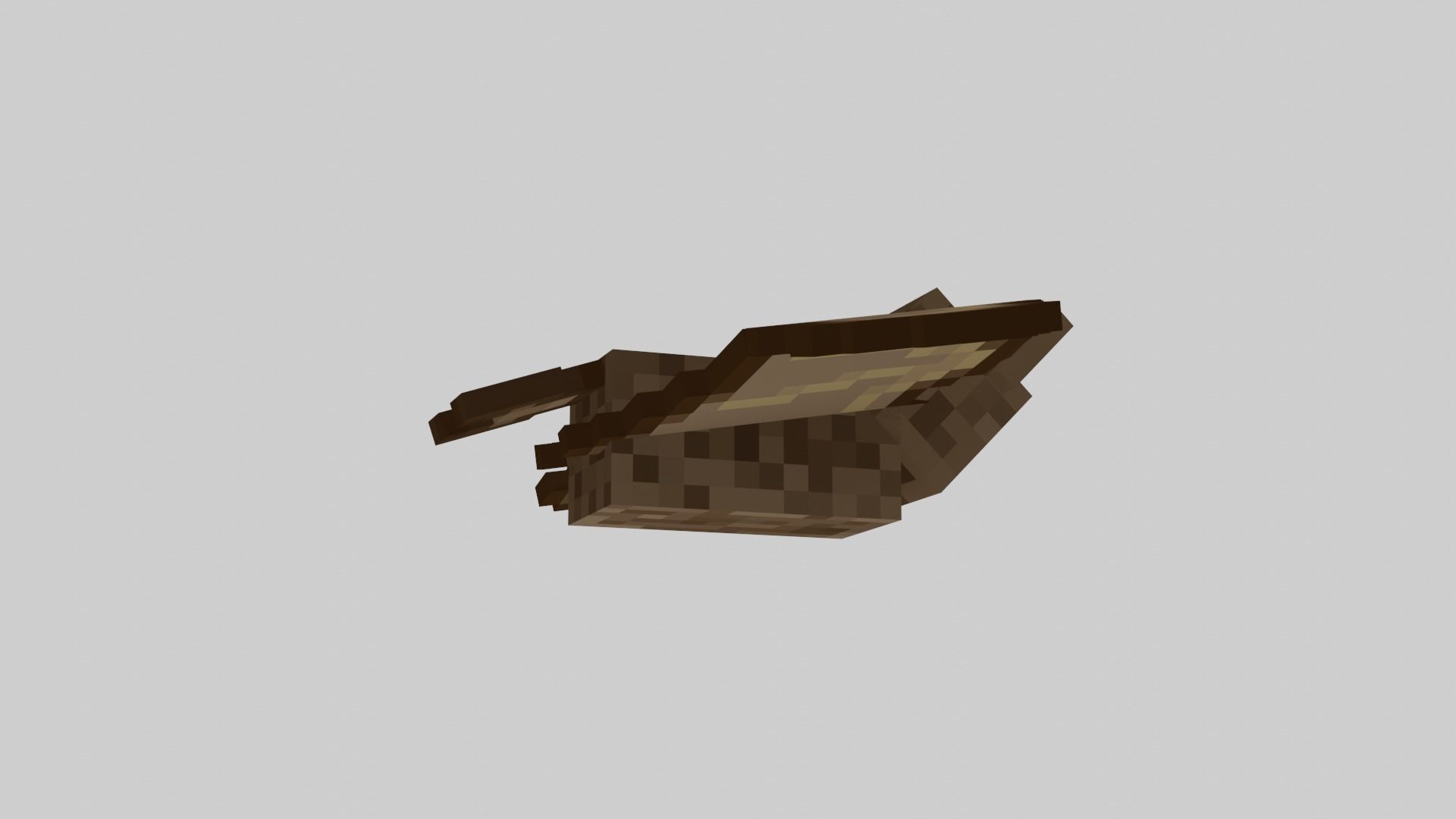 Minecraft Bat Rigged Low-poly 3D model_39