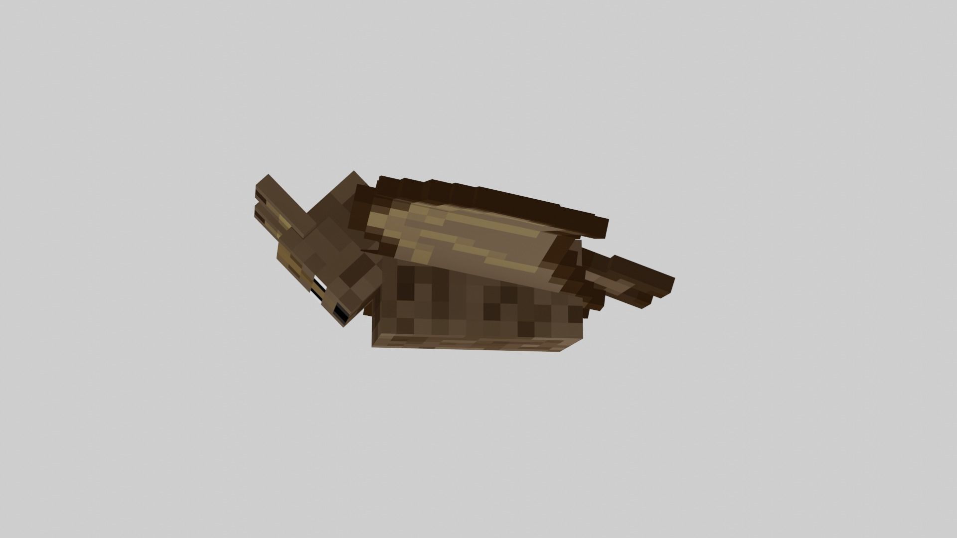 Minecraft Bat Rigged Low-poly 3D model_25