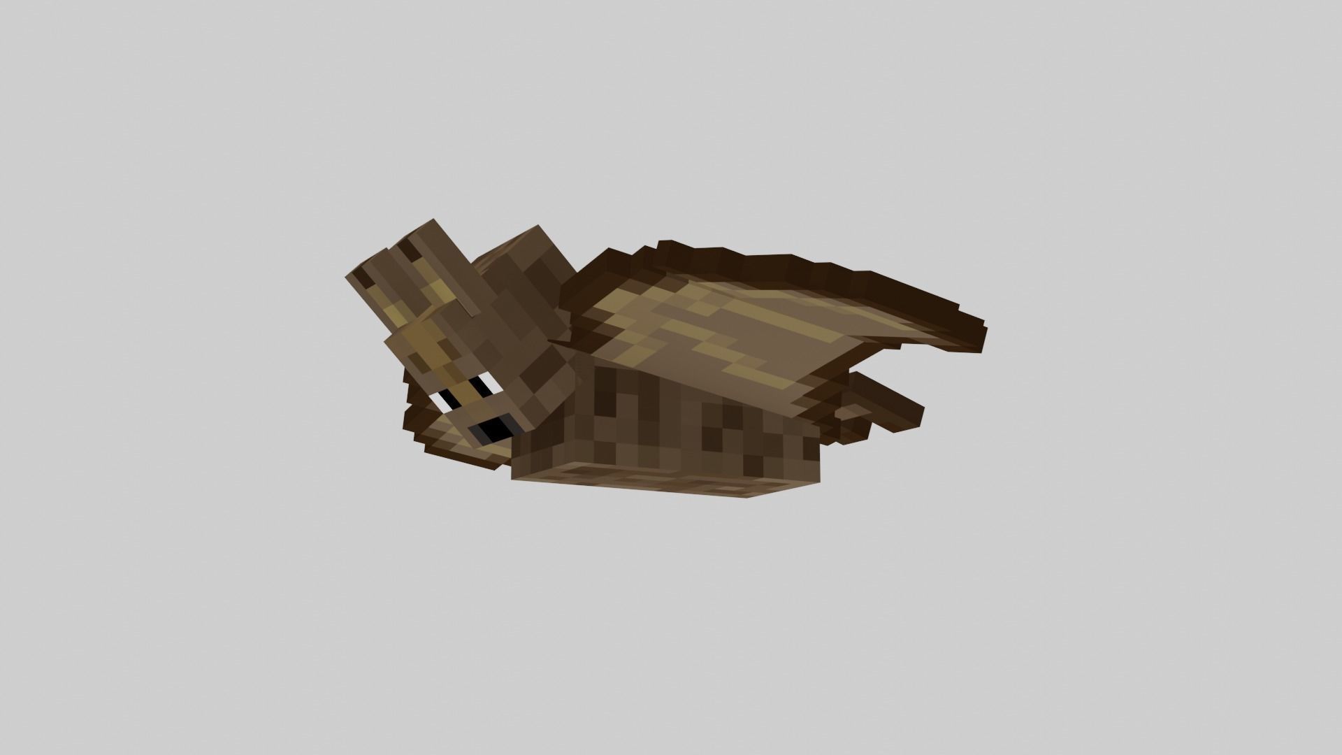 Minecraft Bat Rigged Low-poly 3D model_23