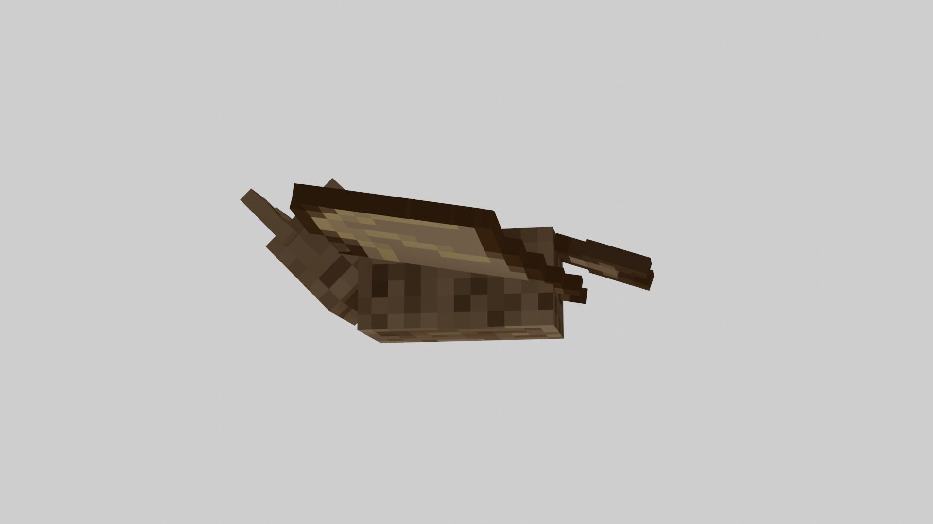 Minecraft Bat Rigged Low-poly 3D model_27