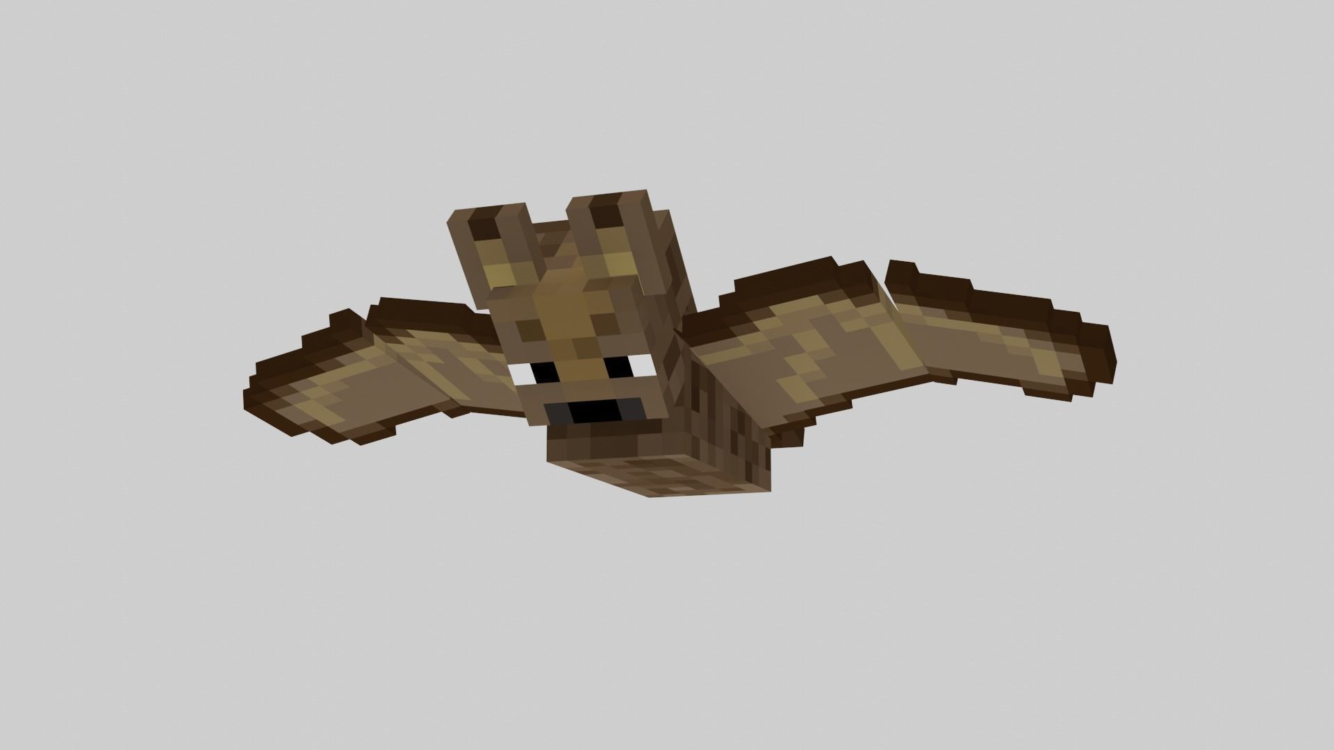 Minecraft Bat Rigged Low-poly 3D model_18