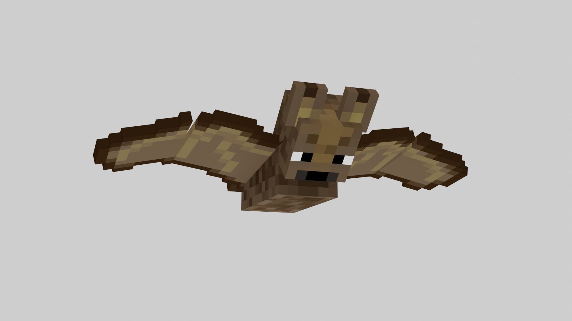 Minecraft Bat Rigged Low-poly 3D model_4
