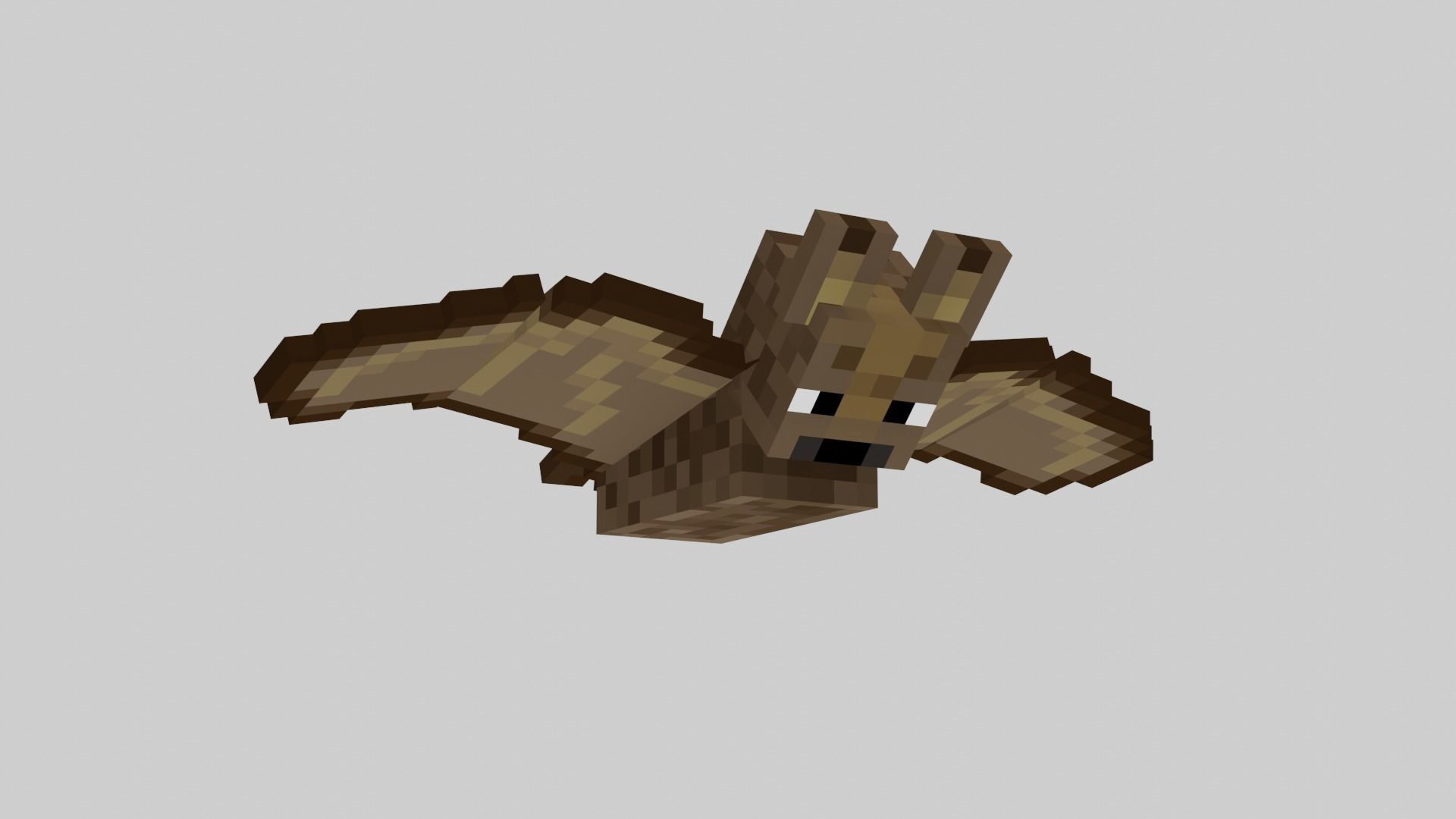 Minecraft Bat Rigged Low-poly 3D model_14