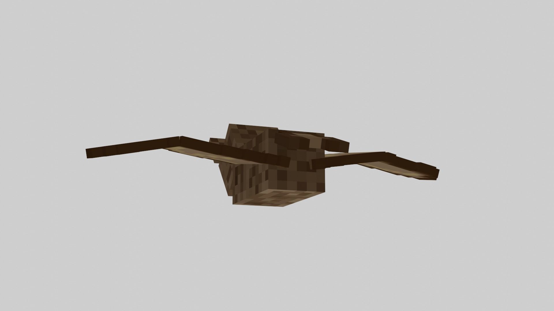 Minecraft Bat Rigged Low-poly 3D model_34